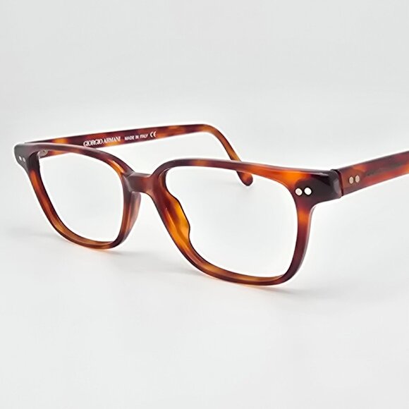 Giorgio Armani 352 050 Tortoise Eyeglasses Frame Italy 52-16-140 - Picture 1 of 12